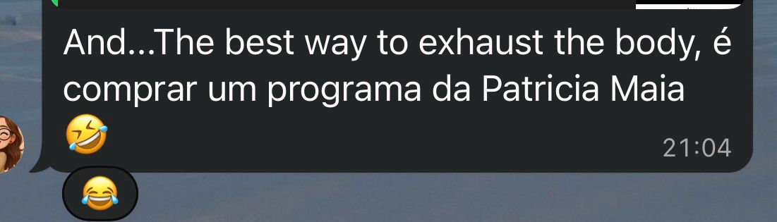 Mensagem de aluna do Ready4Summer