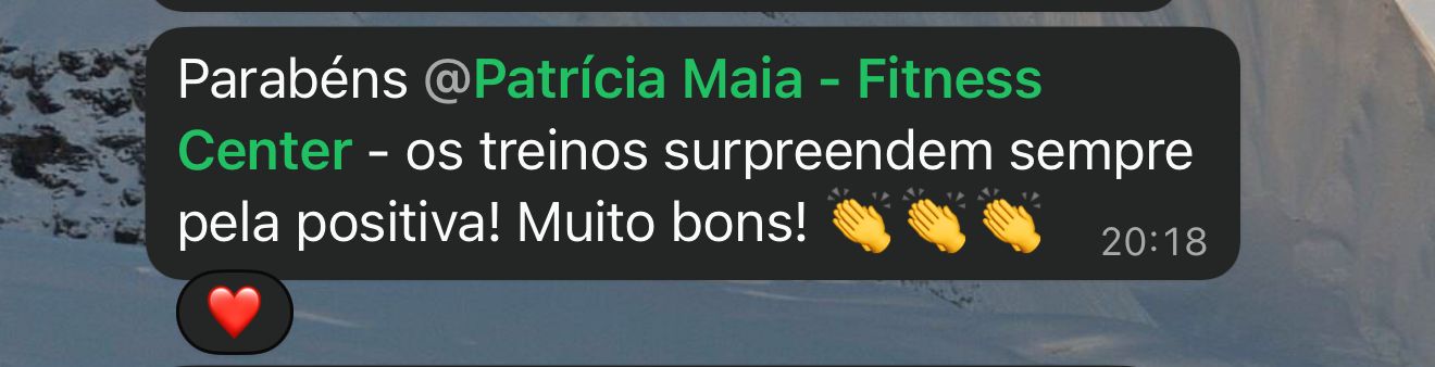 Mensagem de aluna do Ready4Summer